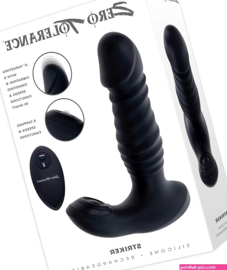 Evolved Novelties Zero Tolerance Striker Black Anal Vibrator New