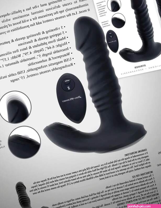 Zero Tolerance Striker Thrusting Anal Vibrator Black