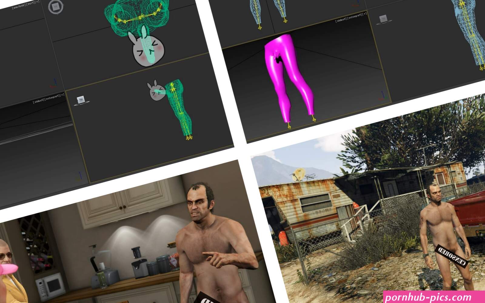 GTA5 Trevor Nude mod Flaccid and Erect replacement by nRdG on DeviantArt