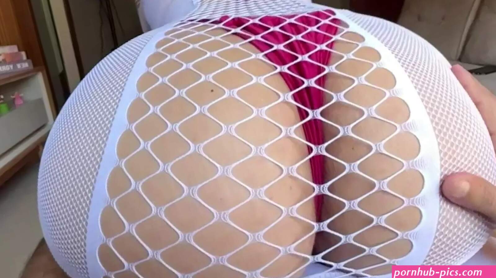 Big ass fishnet fuck