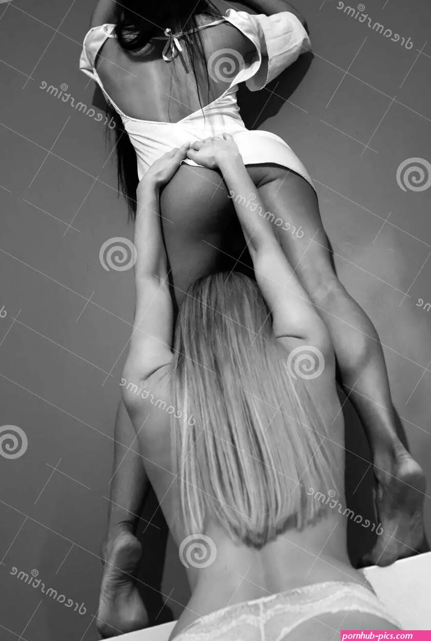 Female Body. Lesbian Girls Touch Ass. Sex Touch Buttocks. Woman Ass. Woman Lingerie. Stock Photo