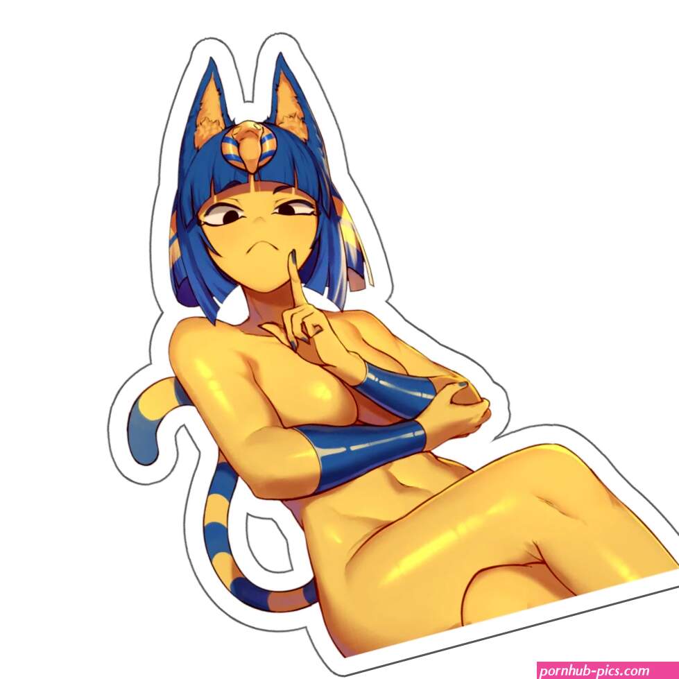 Sexy Nude Ankha Waterproof Decal