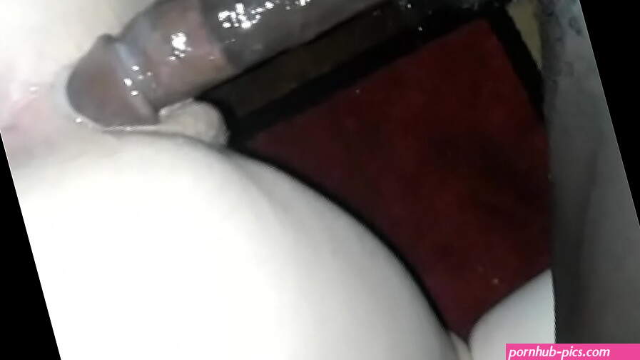 White slut takes Big Black Cock Clock in her little white creamy pussy