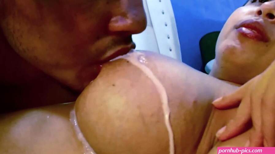 He sucks a lot of milk from my breast