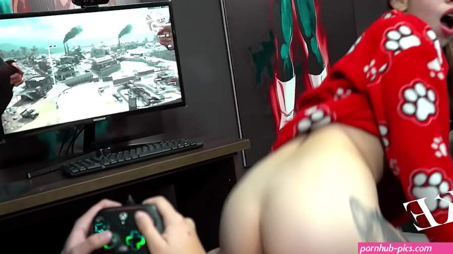 playing COD with a dick