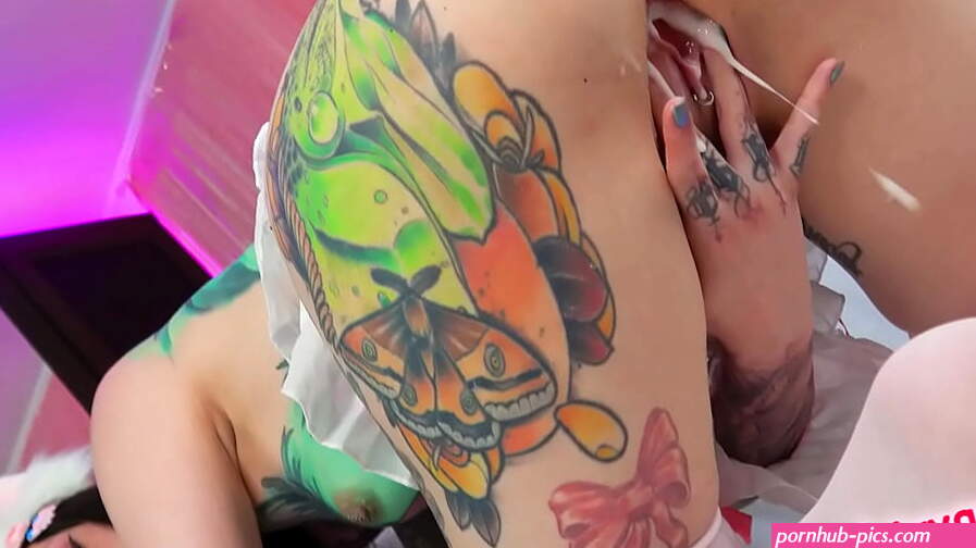 Cute neko girl loves wet pussy masturbation with dildo