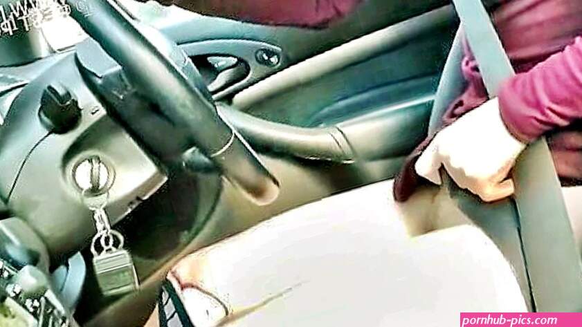Driving While Pleasuring A Public Masturbation Moment