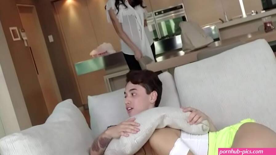 Hot Step Sister And MILF Fuck Lucky Stepson DRY