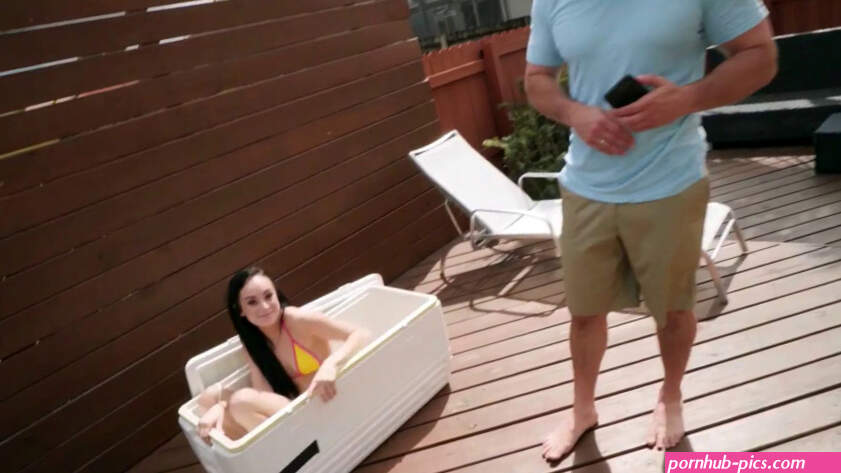 Kylie Martin Pops Out Of A Cooler For A Sneaky Surprise by Mofos