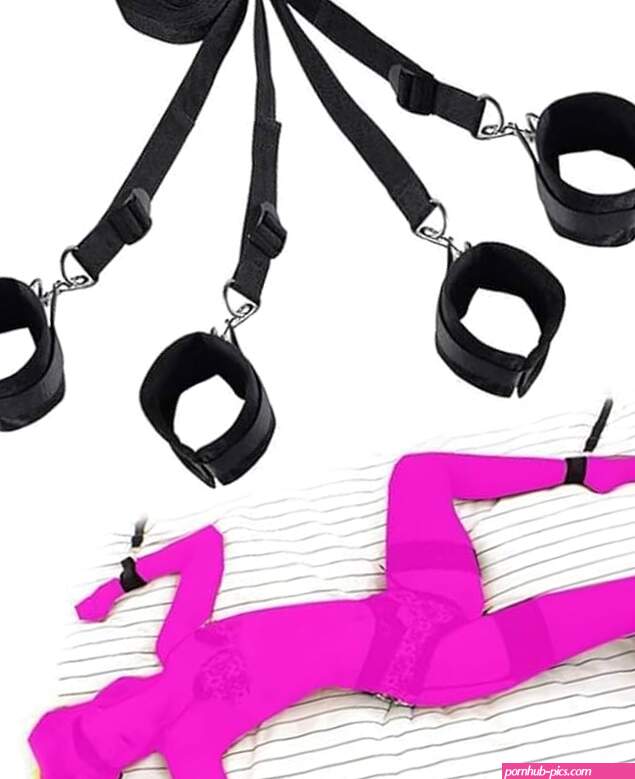 : Sex Bondage Restraints Toys Selver Versatile Bed Restraints Couple Sex Toys with Sex Straps Bondage Cuffs Blindfold Feather Kit Adult Sex Toys Bondage Gear Accessories for Couples Game Hoodies : Health