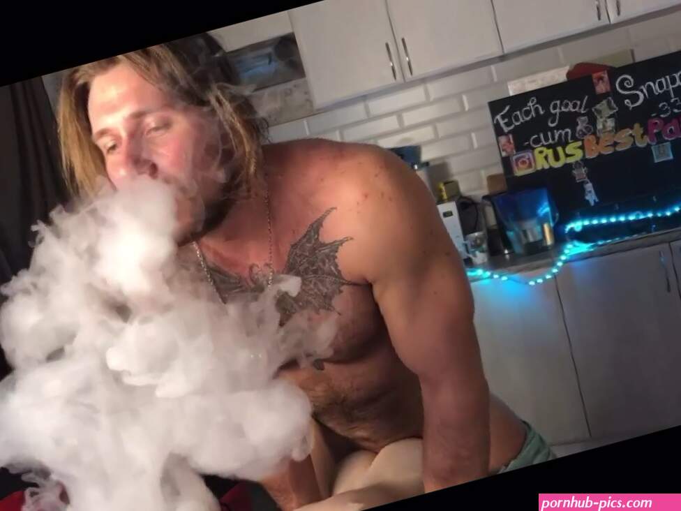 Russian Guy Vaping While Fucking a Sex doll