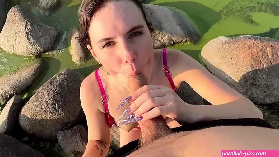 Risky Beach Public Sex Adventure: Top-notch Blowjob on the Water Sparks Controversy