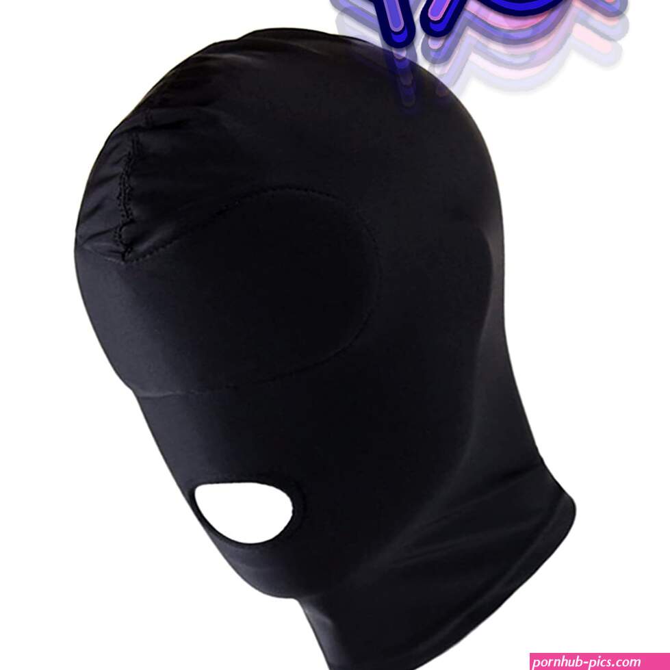 Faceless 1 Mouth Hole Full Face Mask Balaclava Fellatio Mask bj