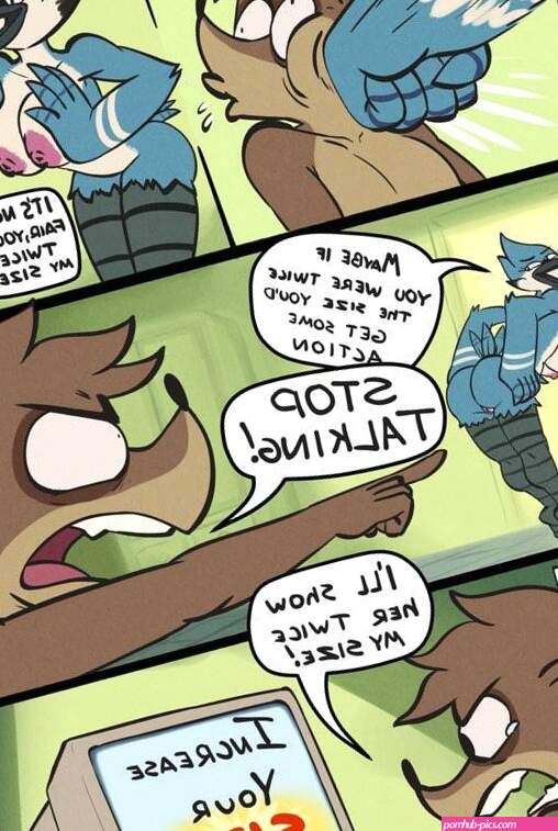A regular show comic