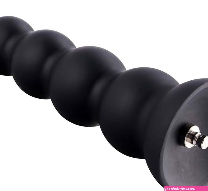 Hismith Anal Dildo 9 inch Huge Anal Toys Silicone Anal with 5 Smooth Balls Dildo Anal Sex Toys with KlicLok System for Sex Machine