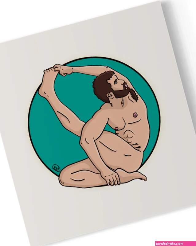 Nude Yogi 12x12 Art Print