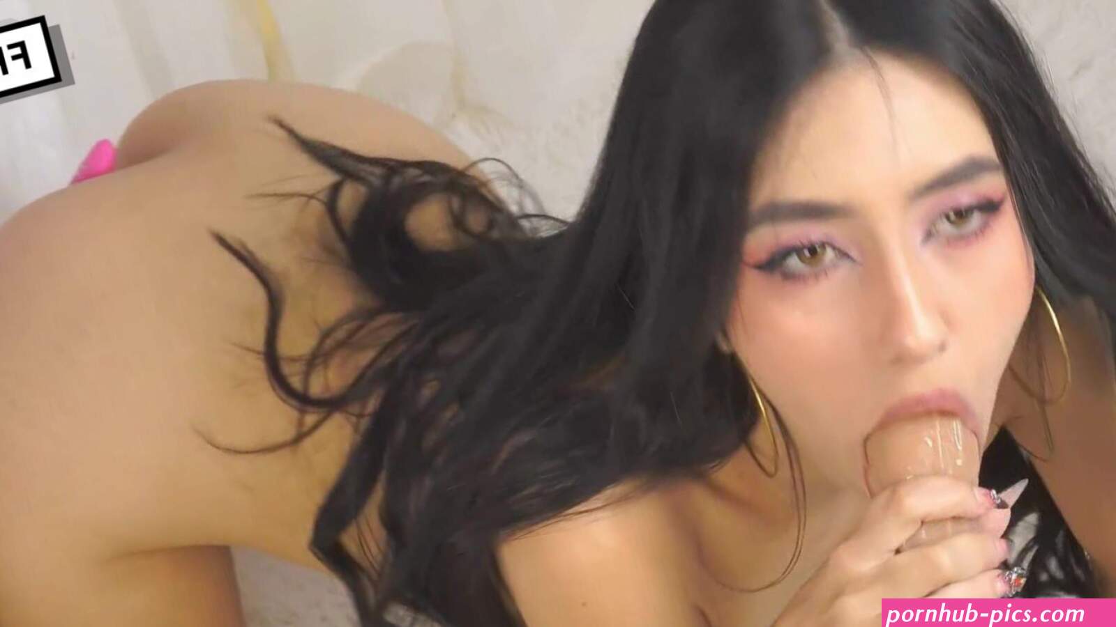 Gorgeous Babe Sucks Her Dildo in Intimate POV Play