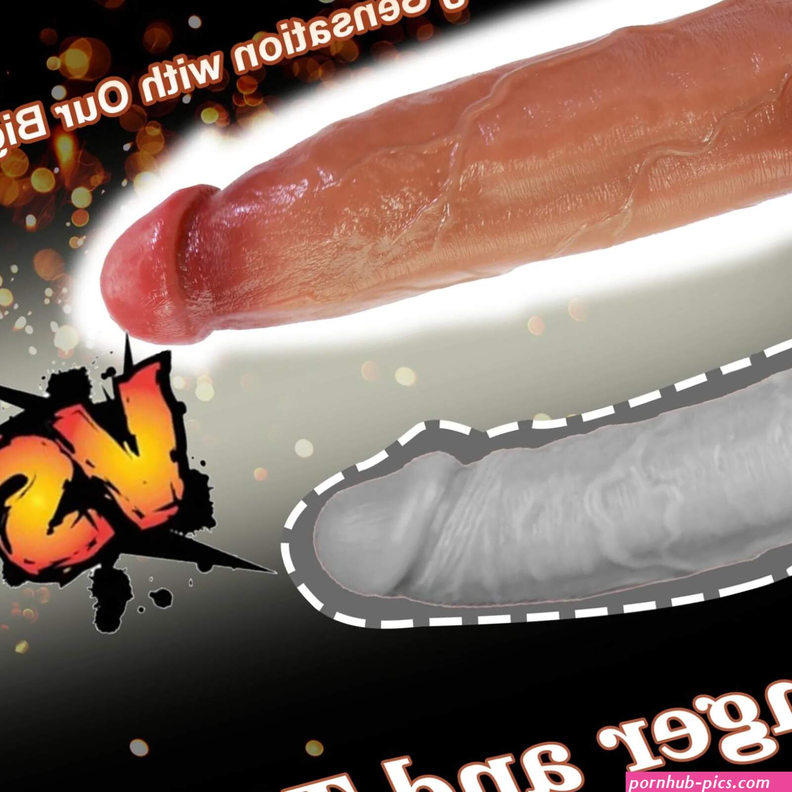 13 Inch Realistic Big Dildo Sex Toy Skin-Like Huge Thick Dildos With Str