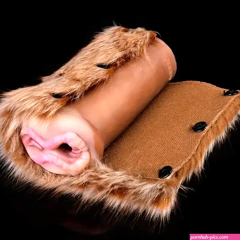 Durable Silicone Animal Fur Pocket Pussy With Lifelike Vagina Anus