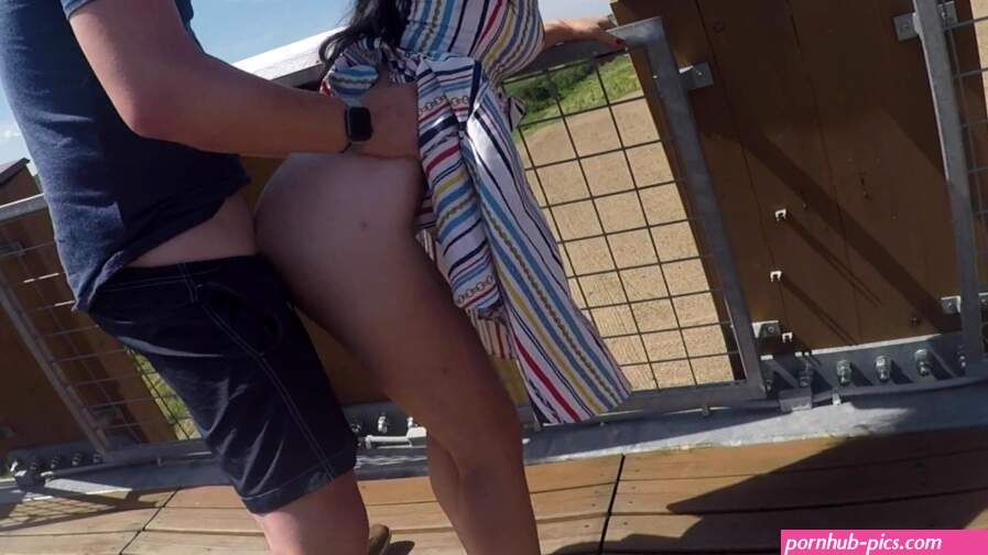 Watching tower public risky sex
