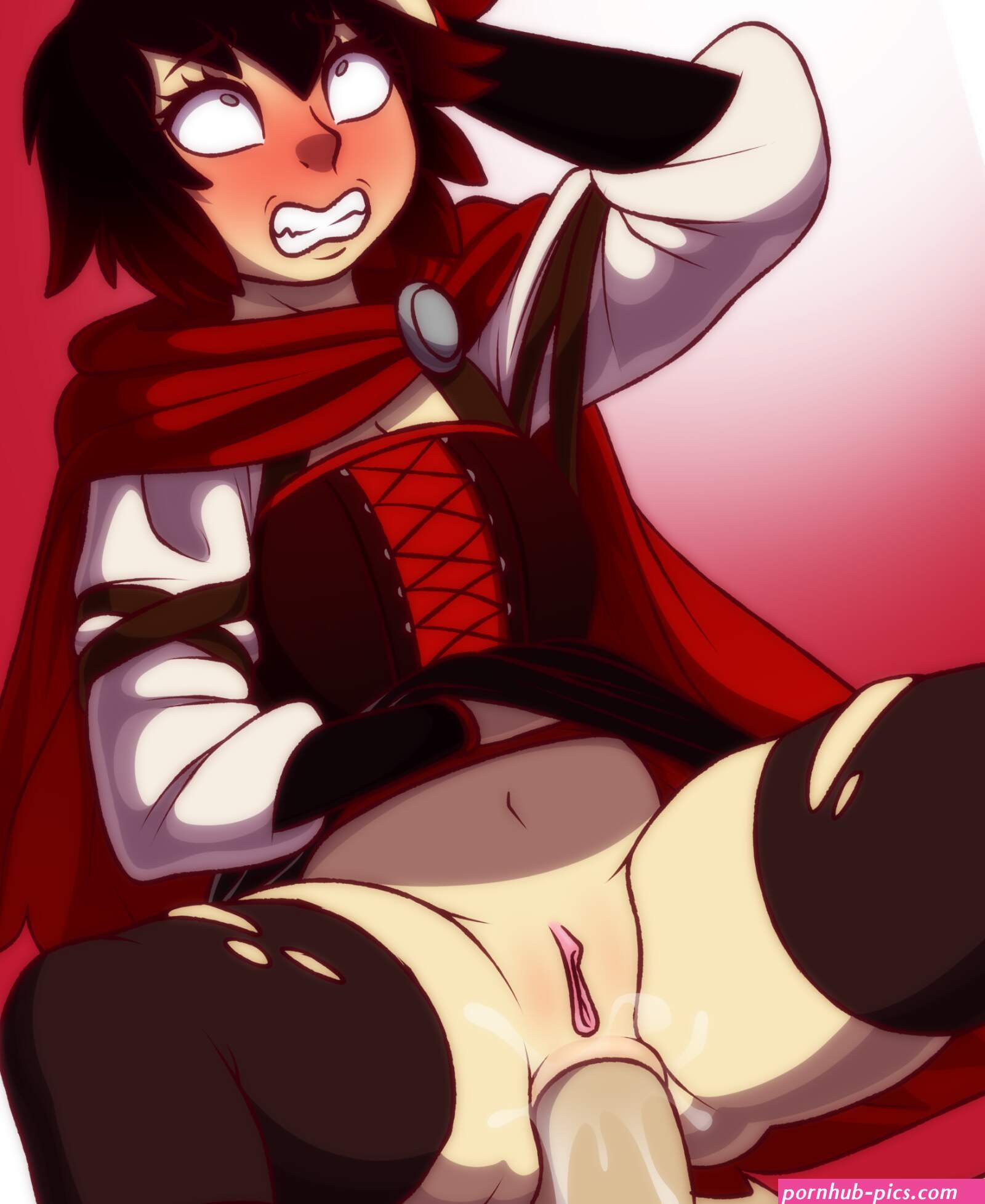 RWBY- Rubys rough first anal by Fairytaler
