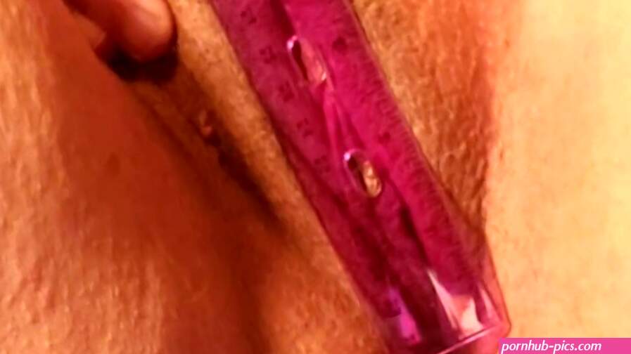 Bad girl hurts needy pussy for Sir. Spanking pussy with a ruler.