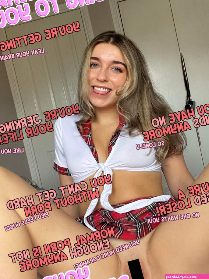 Porn has turned you into such a loser. Pumping to porn captions for hours a day will destroy you pornosexual goon gooner gooning porncaption beta