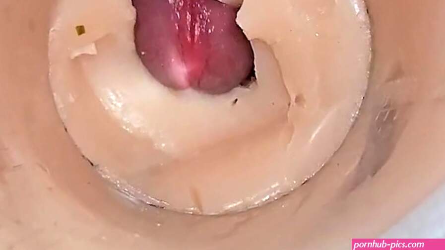 Camera deep inside tight pussy captures huge cum explosion