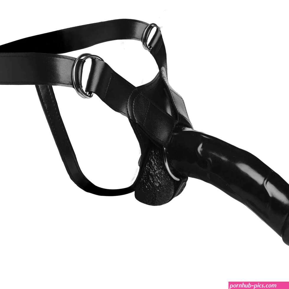 Master Series Infiltrator II Hollow Strap-On 9 Inch Dildo Black
