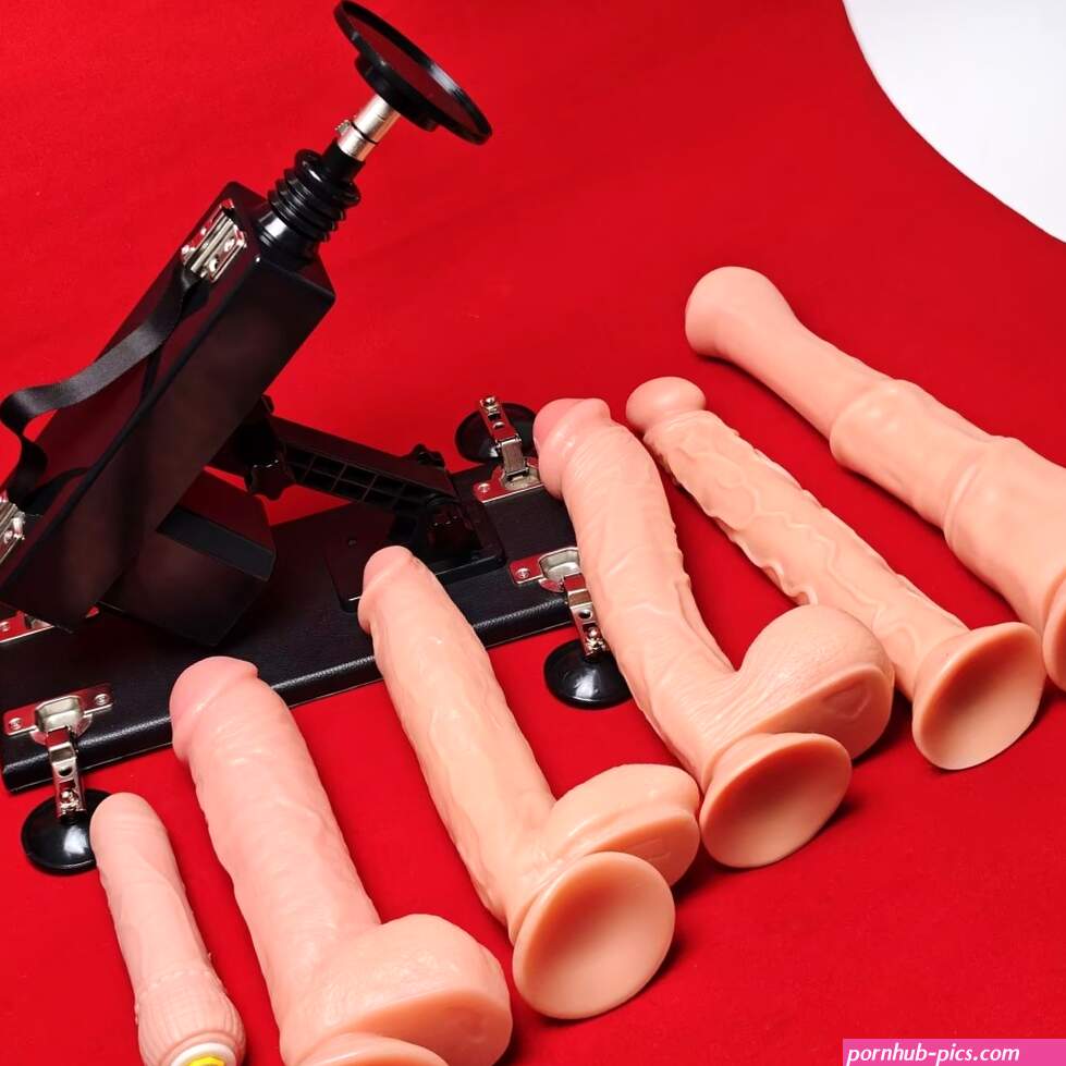 Sex Machine Thrusting Dildo Machine with Realistic Dildos for Man with 3XLR Toy