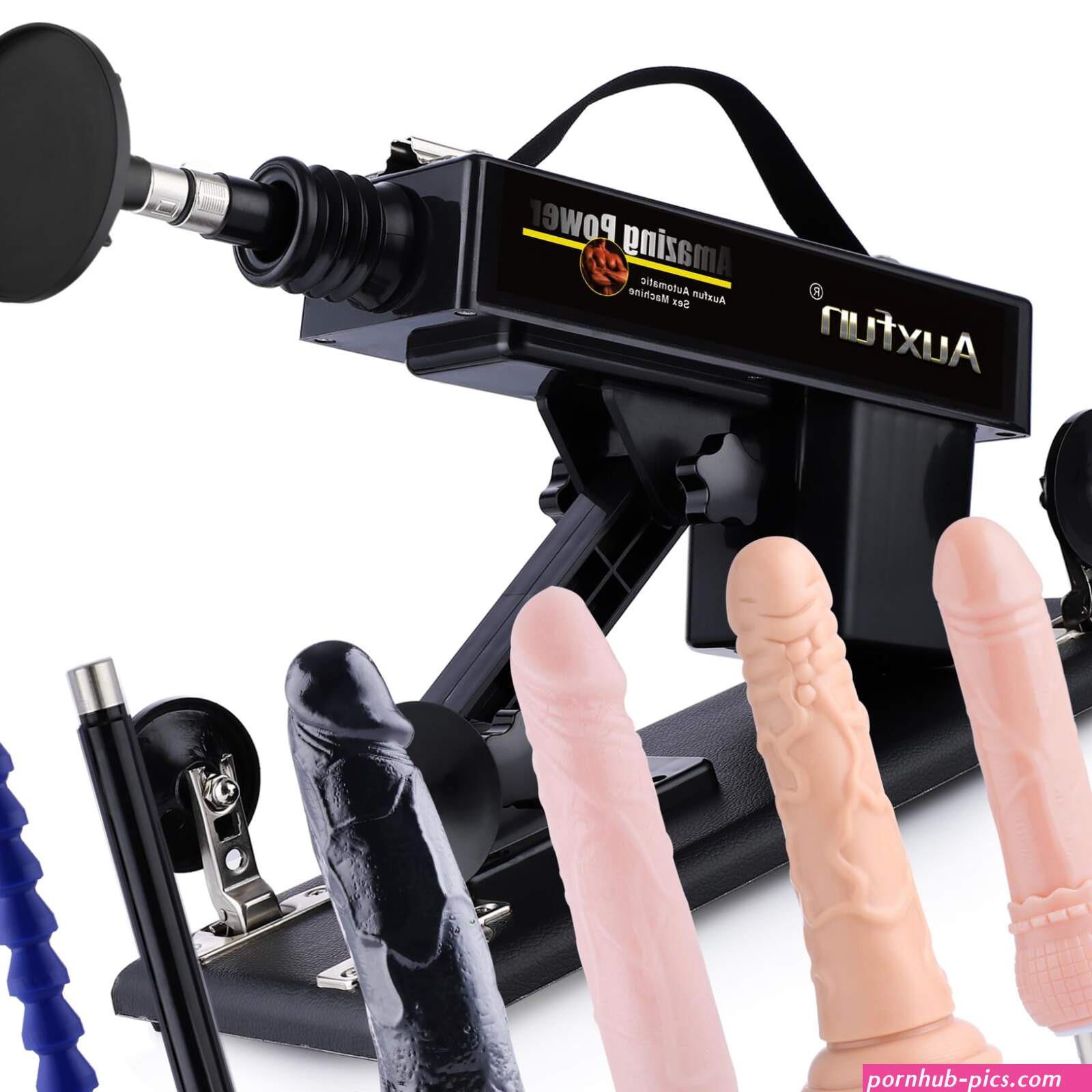 : Mquina sexual de amor con adaptador de ventosa de 3.5 pulgadas mquina consoladora de empuje automtica con 3 conectores XLR 8 accesorios para hombre y mujer : Salud y Hogar
