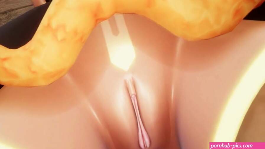 Hentai Vtuber Elfie Love plays w anal dildo under skirt and flex her ass 3D VRCHAT MMD