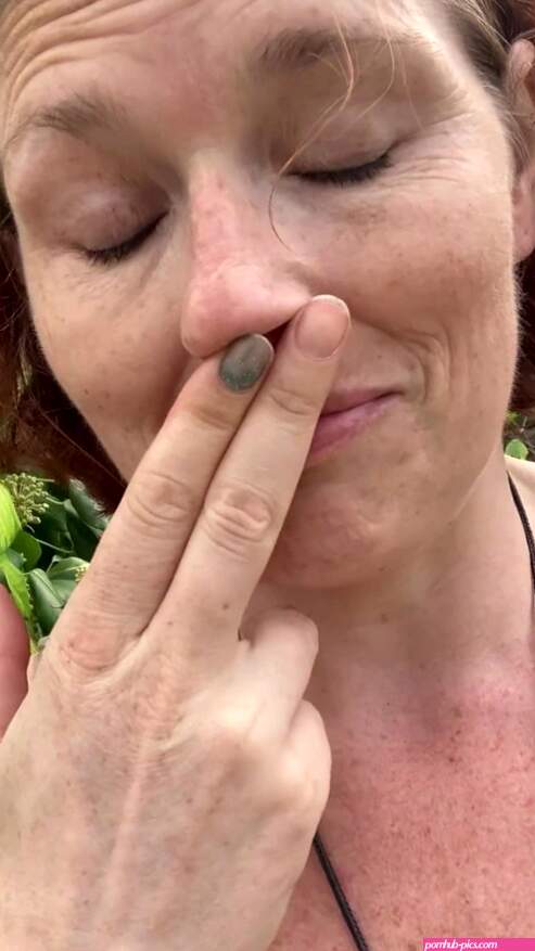 Smelling My Stinky Pussy Fingers in a Secluded Garden Not Realising That an Old Chap Was the Other Side of the Wall! ft. Mistresswriggler by Rachel Wrigglers: Piercing British Redhead Outdoor...