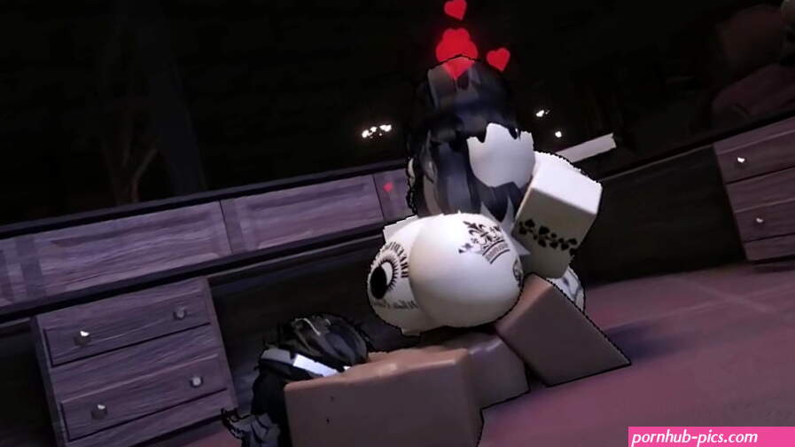 Horny Slut couldnt wait to finish the game Roblox Porn