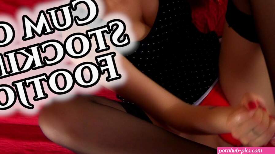 Cum On Stockings Footjob