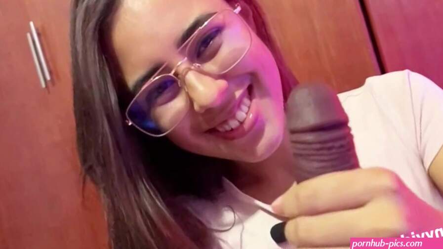 Slow motion I suck this big black dildo-JOI