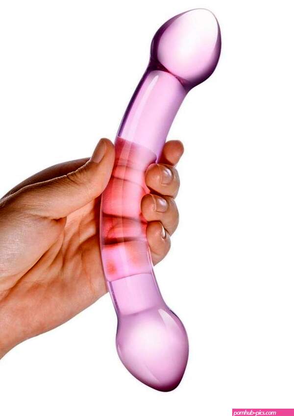 Glass Dildo: Double Trouble Pink