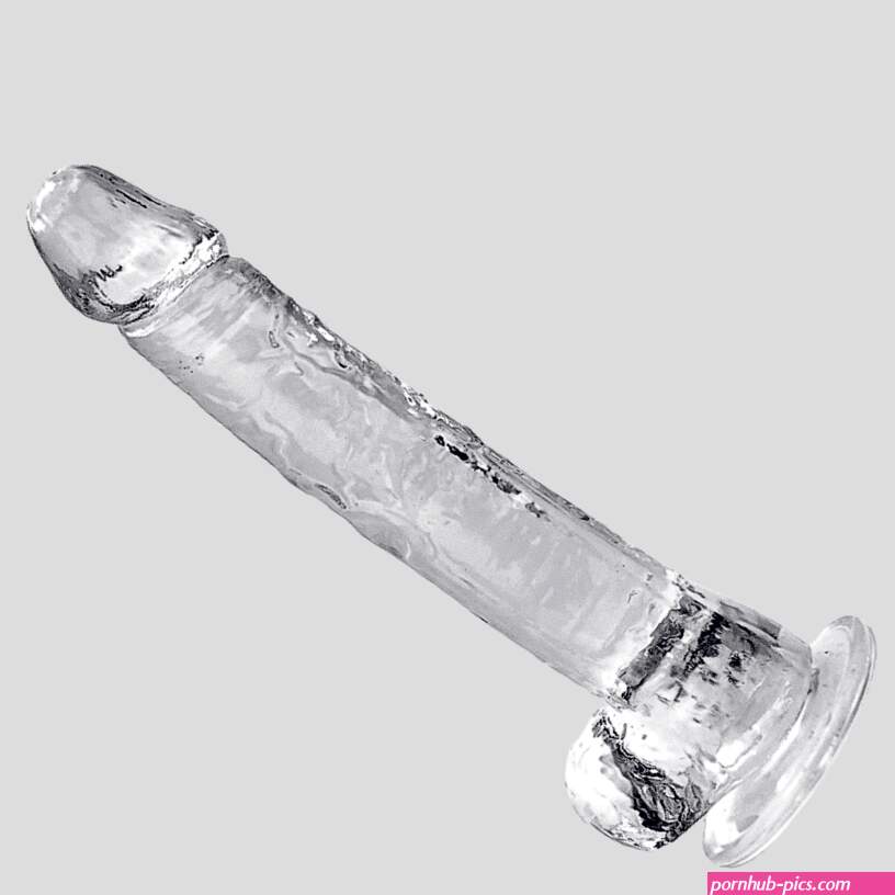 Loving Joy Clear 11 Inch Huge Dildo with Balls