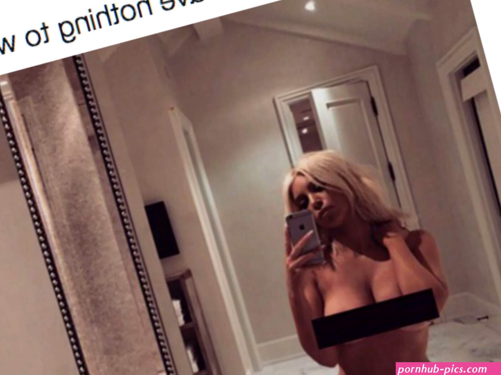 The reason why Kim Kardashian posts naked selfies