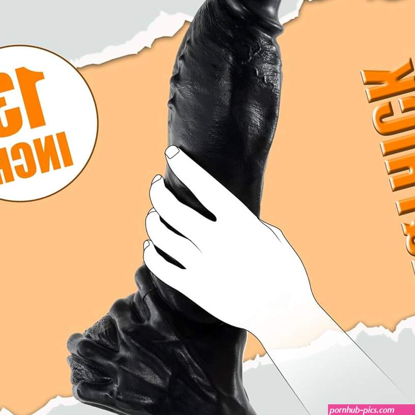 : 13inch Huge Monster Dildo3.18inch Diameter Thick Dildo for G-spot Stimulation Orgasm with Big Suction CupBlack Realistic Dong Penis XXXL Sex Toy for Women Men