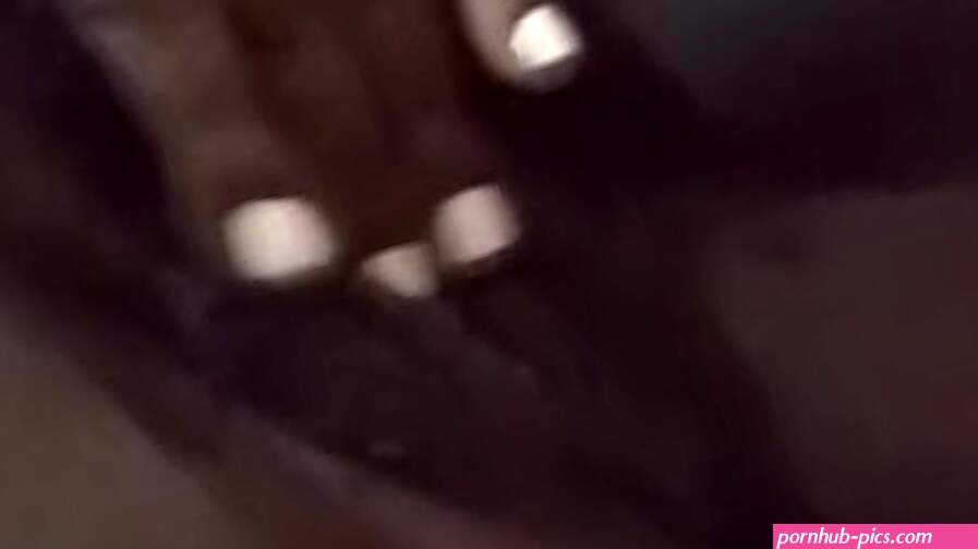 Ebony solo pussy play