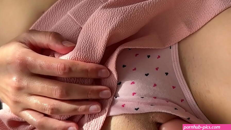 stepdad cum in wet panties after fucking shaved juicy pussy