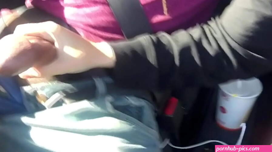 Lesbian Gives Friend Handjob In Car
