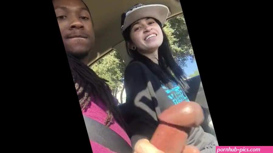 BBC Handjob in Car from Shy Lesbian Friend