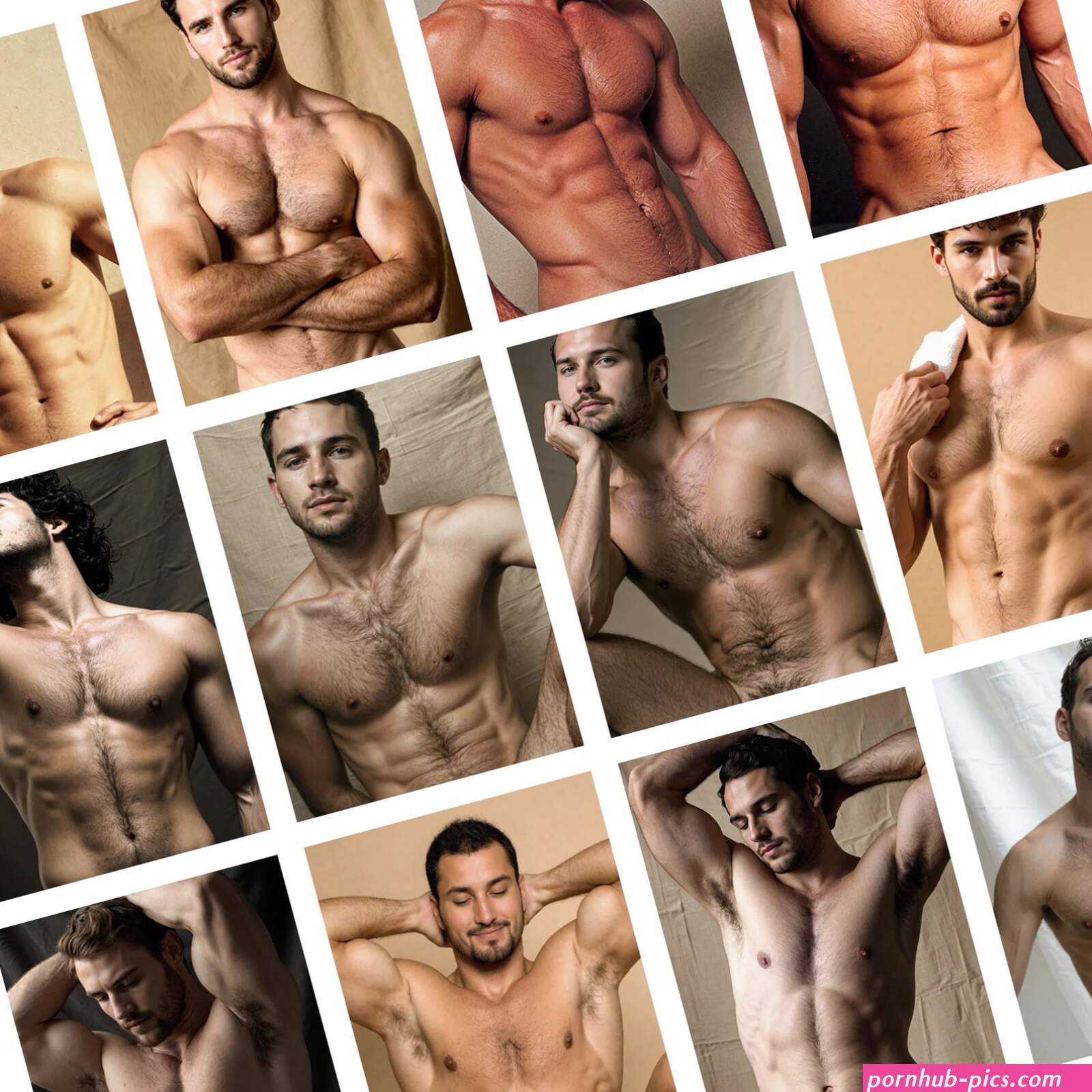Mens Nude Photography Calendar for 2026 with Full Frontal Male Nudity