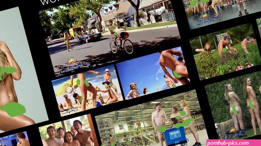 Rare TV commercials feature naturists all ages full nudity.
