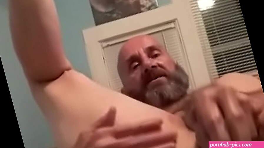 Old Man Ravaging His Pussy with Dildo