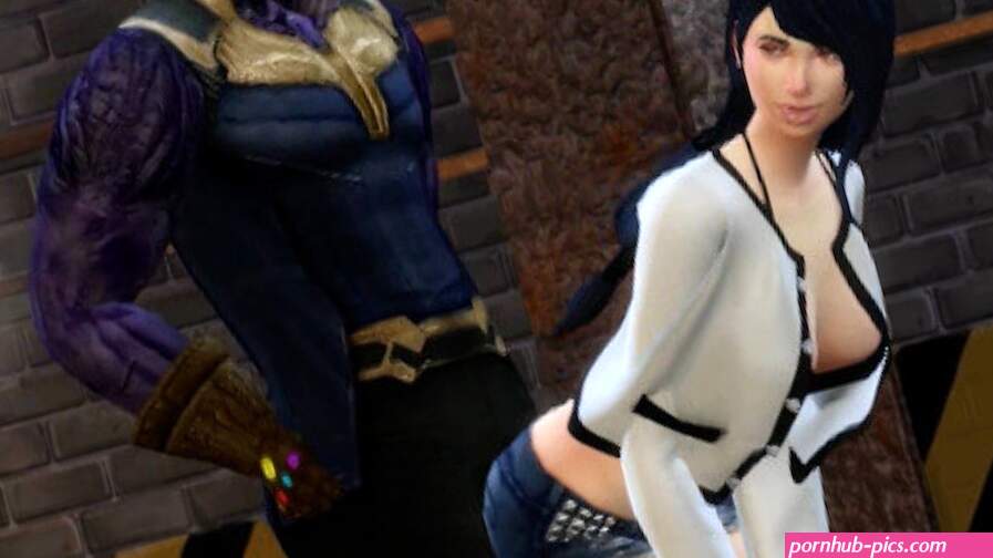 Thanos having hot sex with Tifa Lockhart
