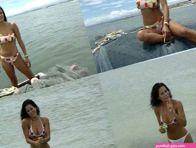 Naked Brooke Burke in E! Wild On... ANCENSORED
