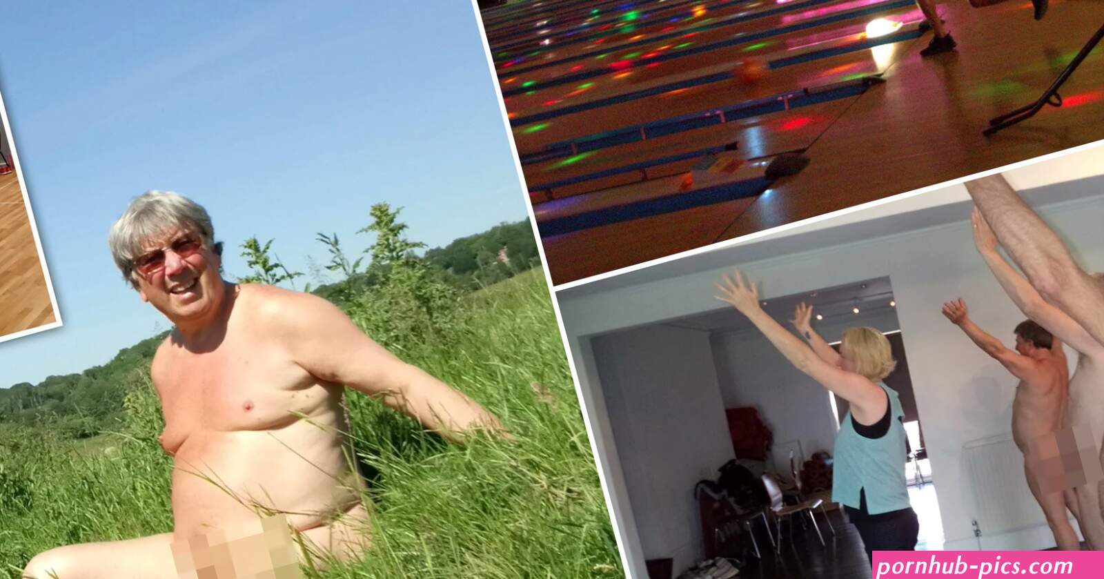 The naturist who organises naked bowling and yoga for fellow retirees